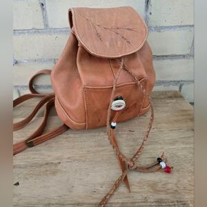 Vintage Leather Backpack